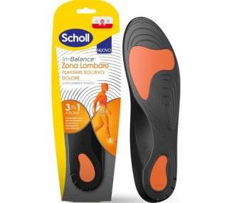 Scholl in-Balance Insoles Pain Relief for Lumbar Area Size M Men and Women