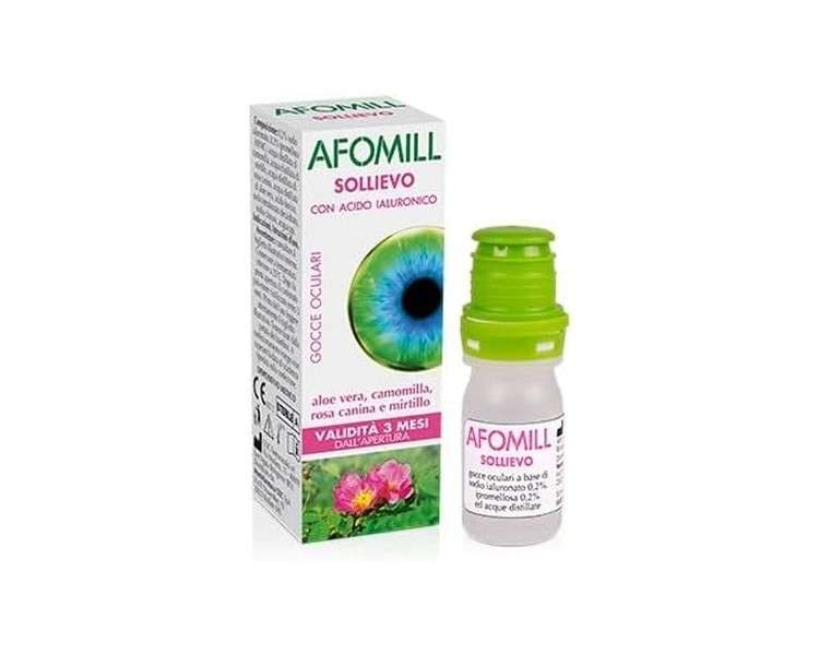 Afomill Sollievo Eye Drops with Hyaluronic Acid 10ml