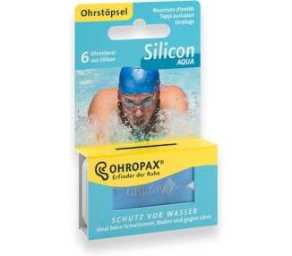 Ohropax Silicone Clear Ear Plugs 6 Pieces