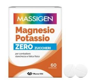 Magnesium and Potassium Massigen Sugar-Free 60 Tablets