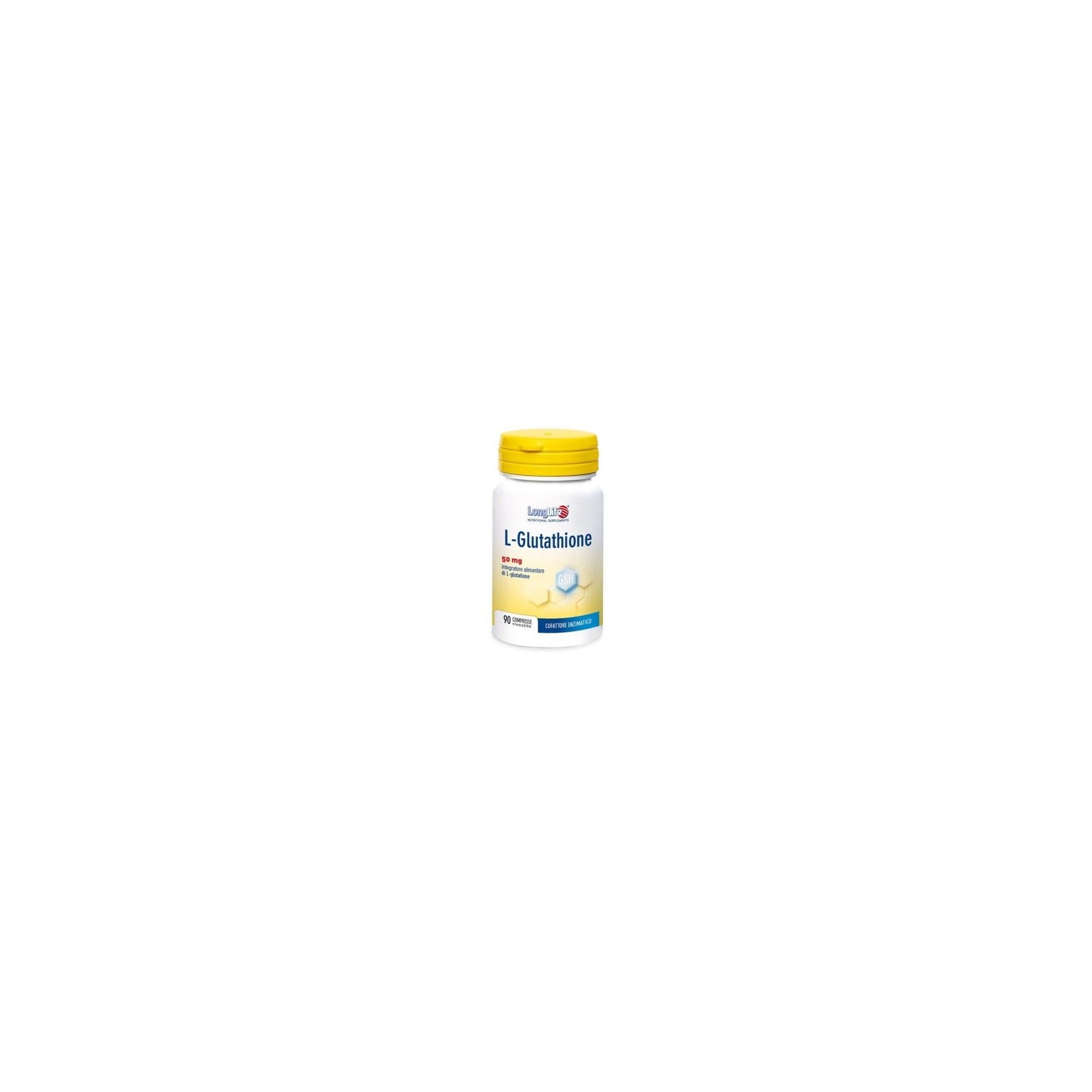 L-Glutathione 50mg LongLife 90 Tablets
