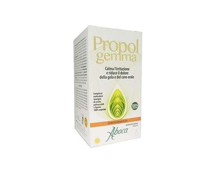 ABOCA Propolgemma Strong Adult Spray 30ml Protects the Mucous Membrane, Soothes Irritation and Reduces Throat and Oral Pain