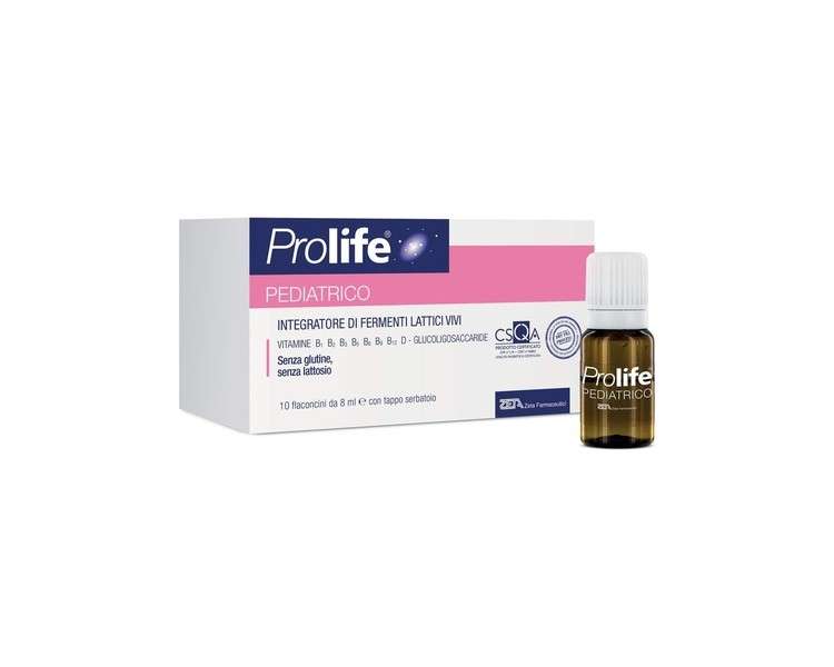 Prolife Pediatric Probiotic Supplement 10 Vials of 8ml