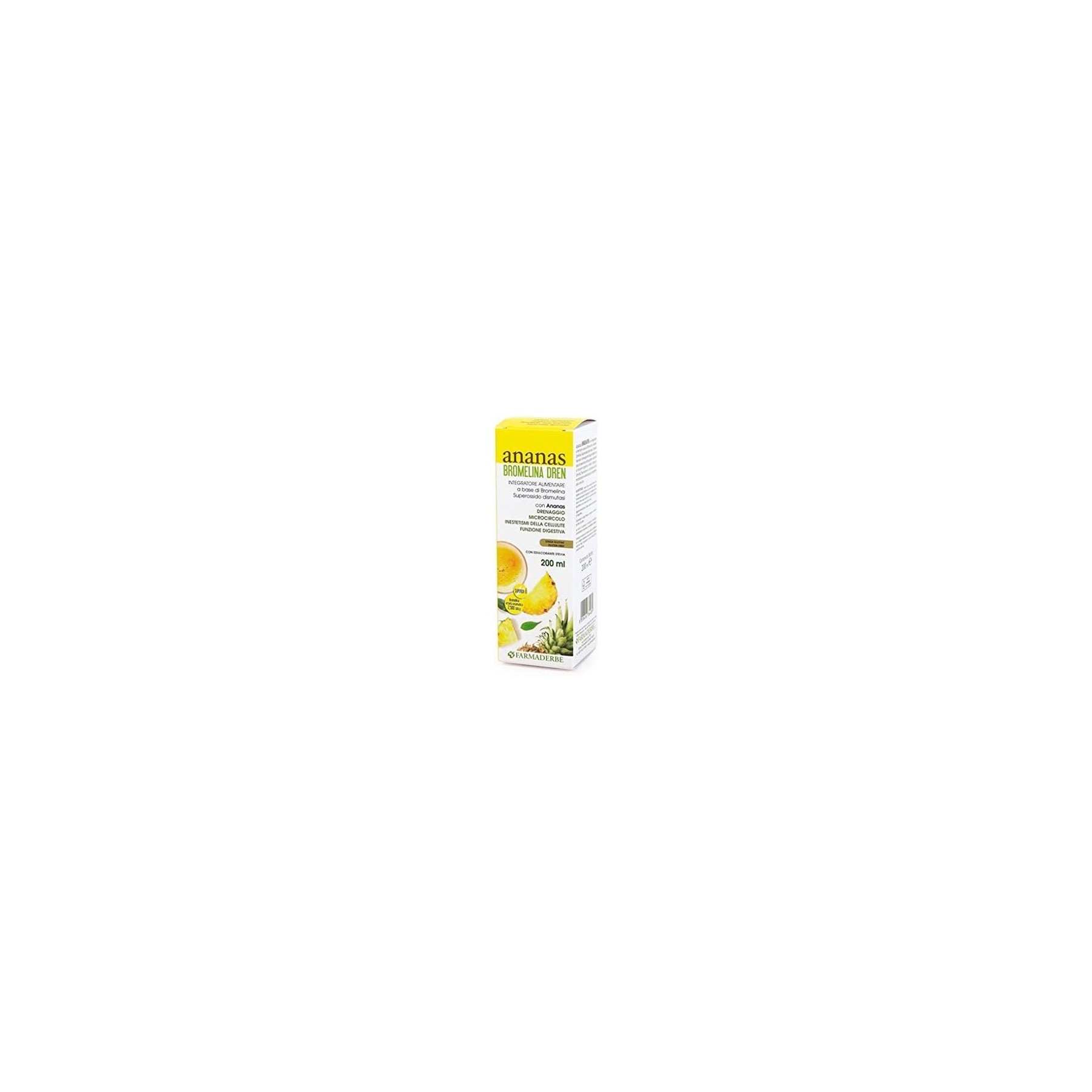 Farmaderbe Pineapple Bromelain Dren 200ml
