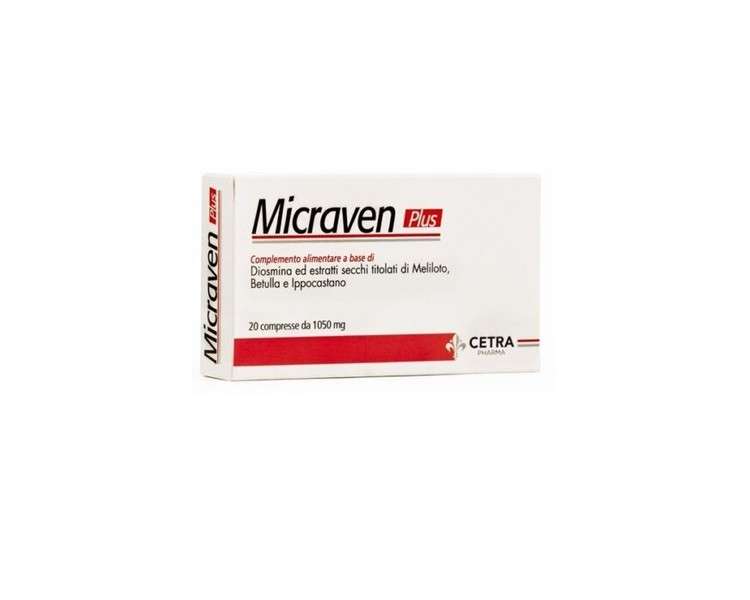 Micraven Plus 1050mg Dietary Supplement 20 Tablets
