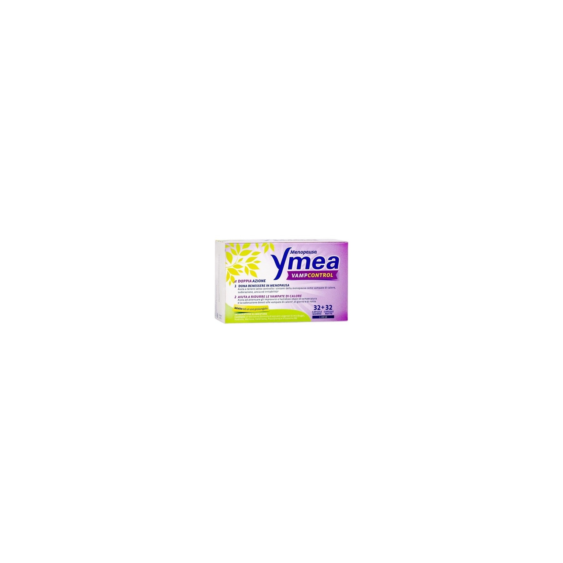 Perrigo Ymea Vamp Control Dietary Supplement 64 Capsules