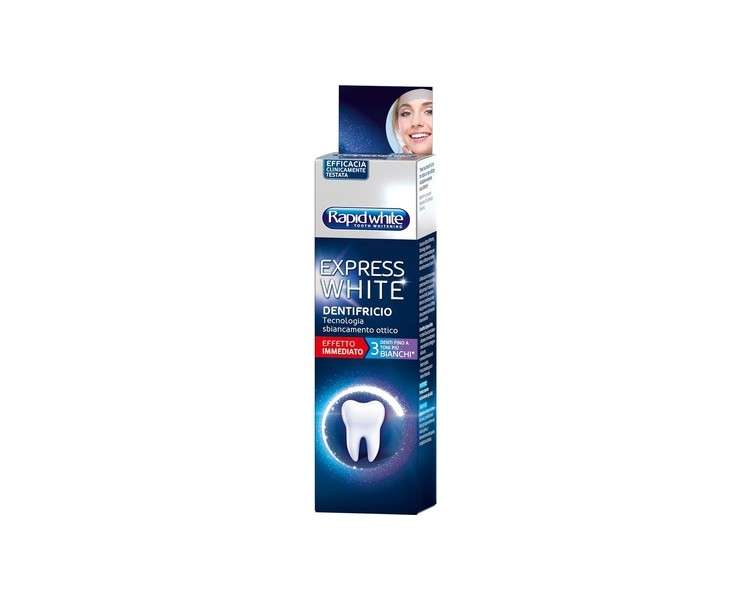 Rapid White Express White Toothpaste with Optical Whitening Technology 75ml