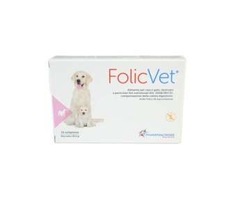Folicvet 10.5g 15 Tablets for Dogs and Cats