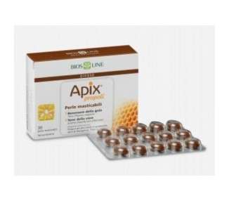 Bios Line Apix Propolis Dietary Supplement 30 Chewable Pearls