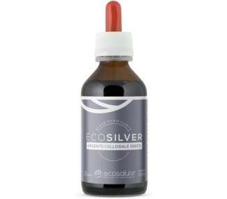 Spazio Ecosalute B195 Ecosilver Ionic Colloidal Silver 20 ppm Amber 100ml