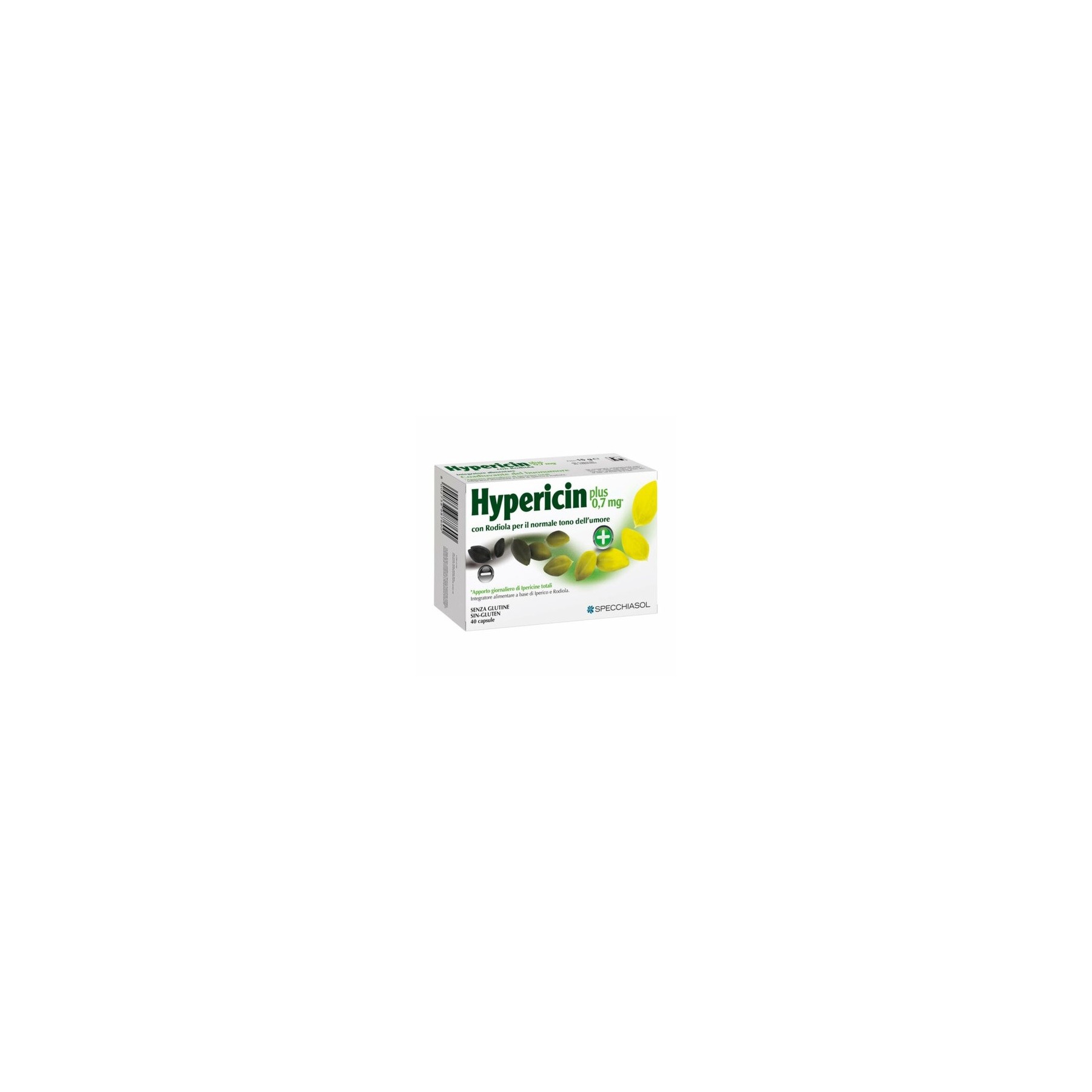 Specchiasol Hypericin Plus Dietary Supplement 40 Capsules