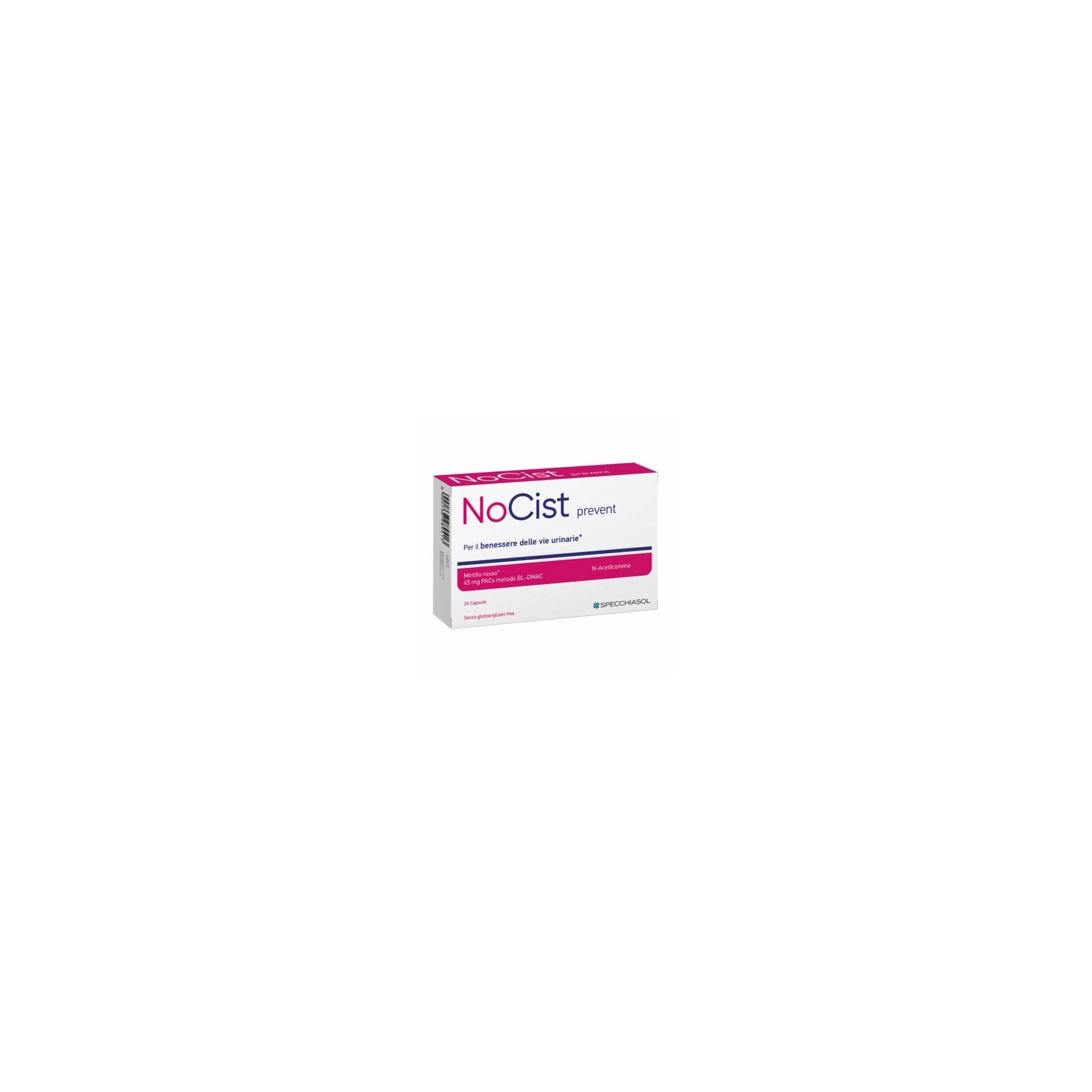 Specchiasol Nocist Prevent Dietary Supplement 24 Capsules