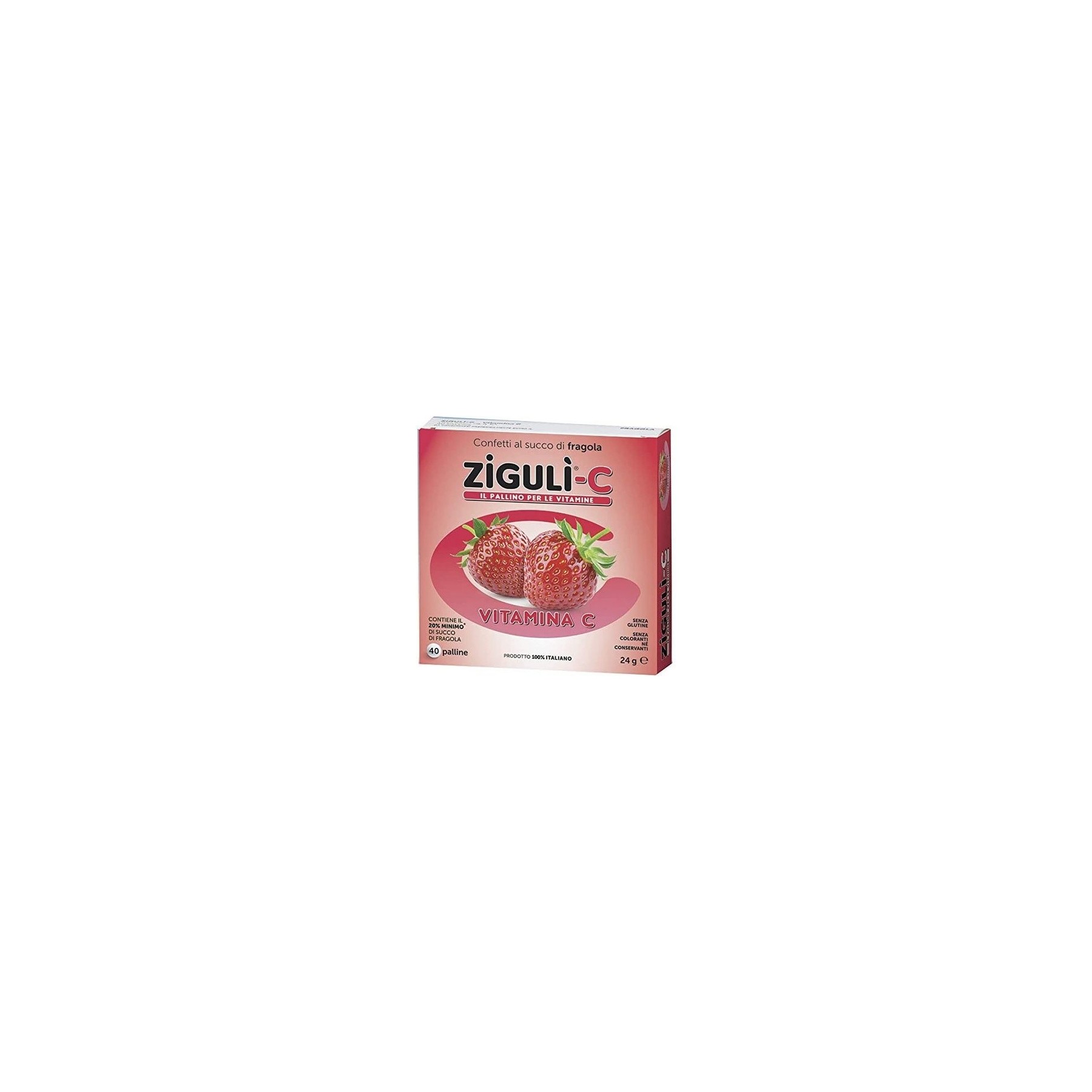Ziguli C Strawberry 40 Confetti 24g