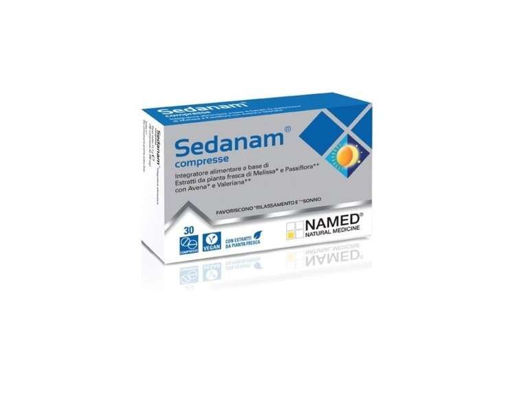 SedaNam with the Name 30 Tablets