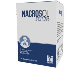 Nacrosol Iper 3% 20 Physiological Vials 5ml