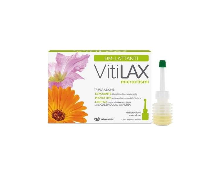 Vitilax Lactating Microclysms 3g - Pack of 6