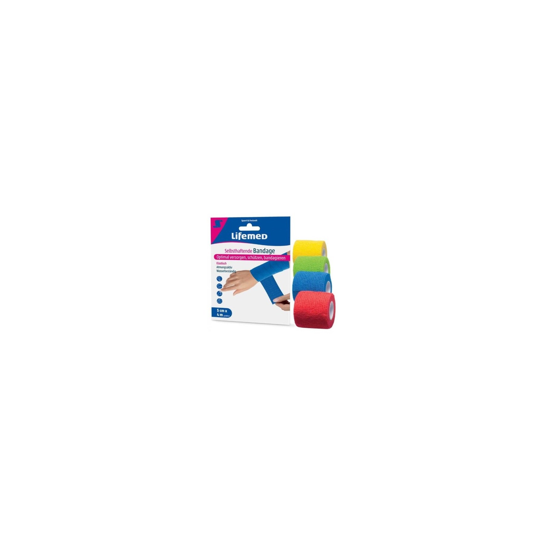 Lifemed Self-Adhesive Bandage 50mm x 4.0m