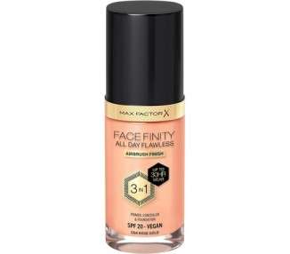 Max Factor Facefinity 3-in-1 All Day Flawless Liquid Foundation SPF 20 64 Rose Gold 30ml