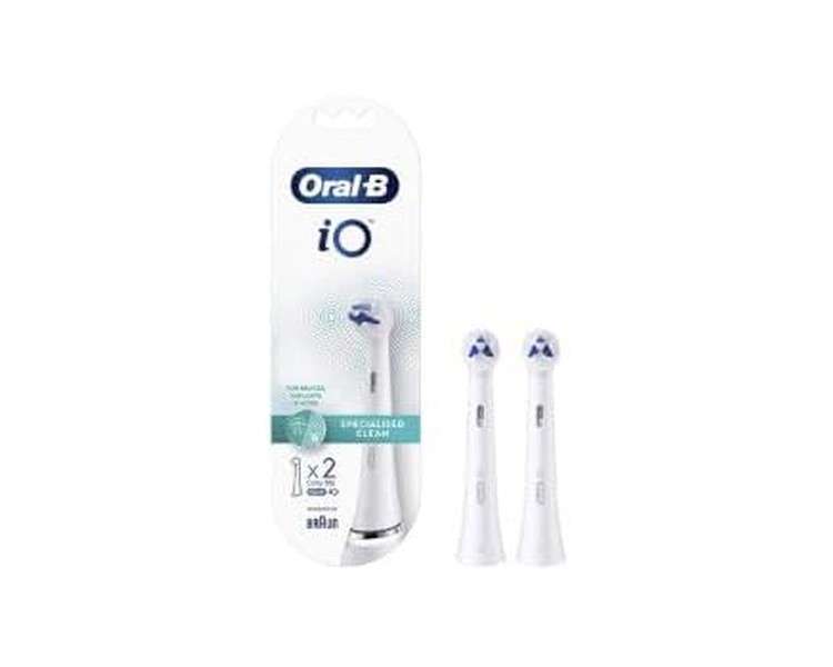 Oral B iO Specialized Clean Replacement Heads - Pack of 2