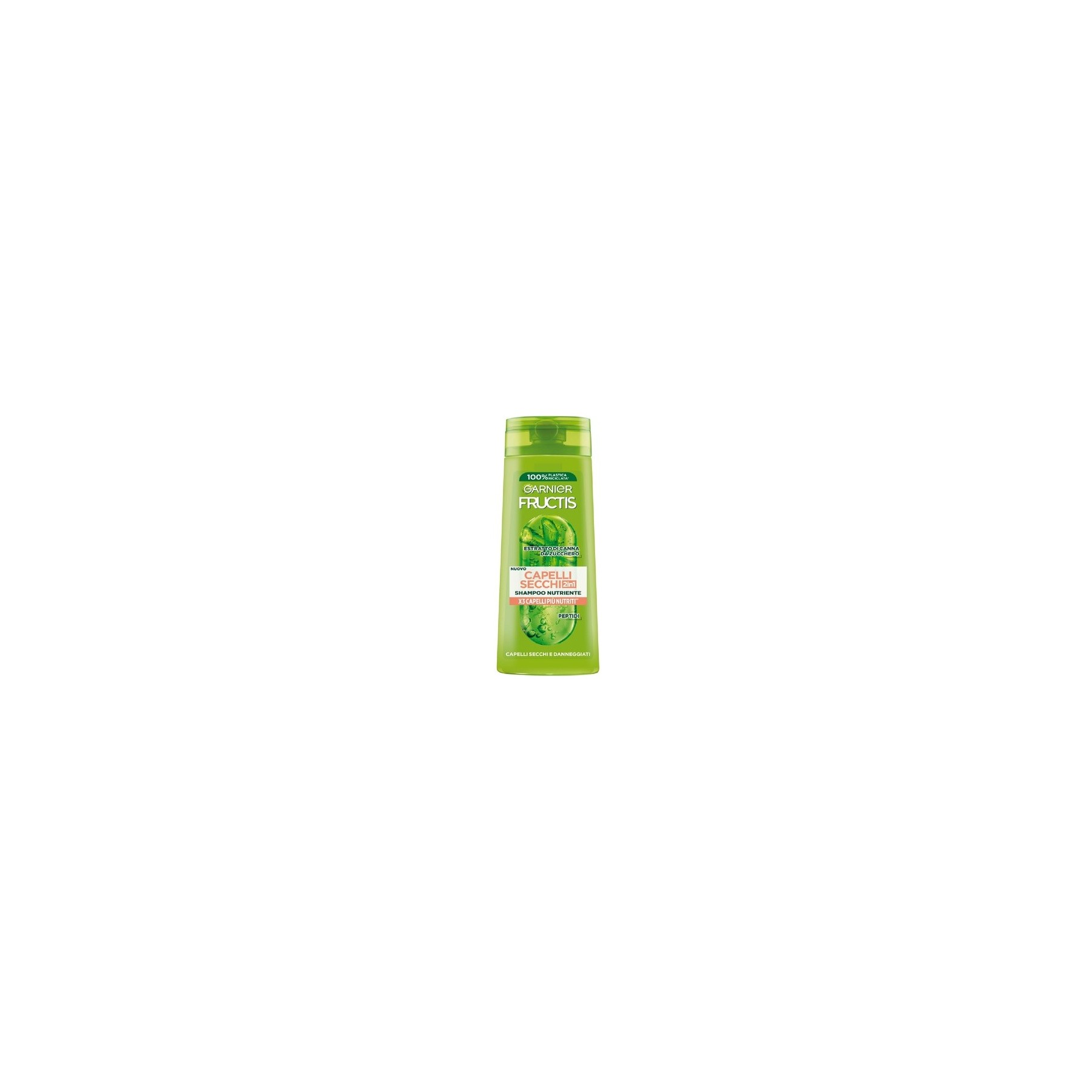 Garnier Fructis 2-in-1 Nourishing Shampoo for Dry and Damaged Hair with Repairing Effect 250ml