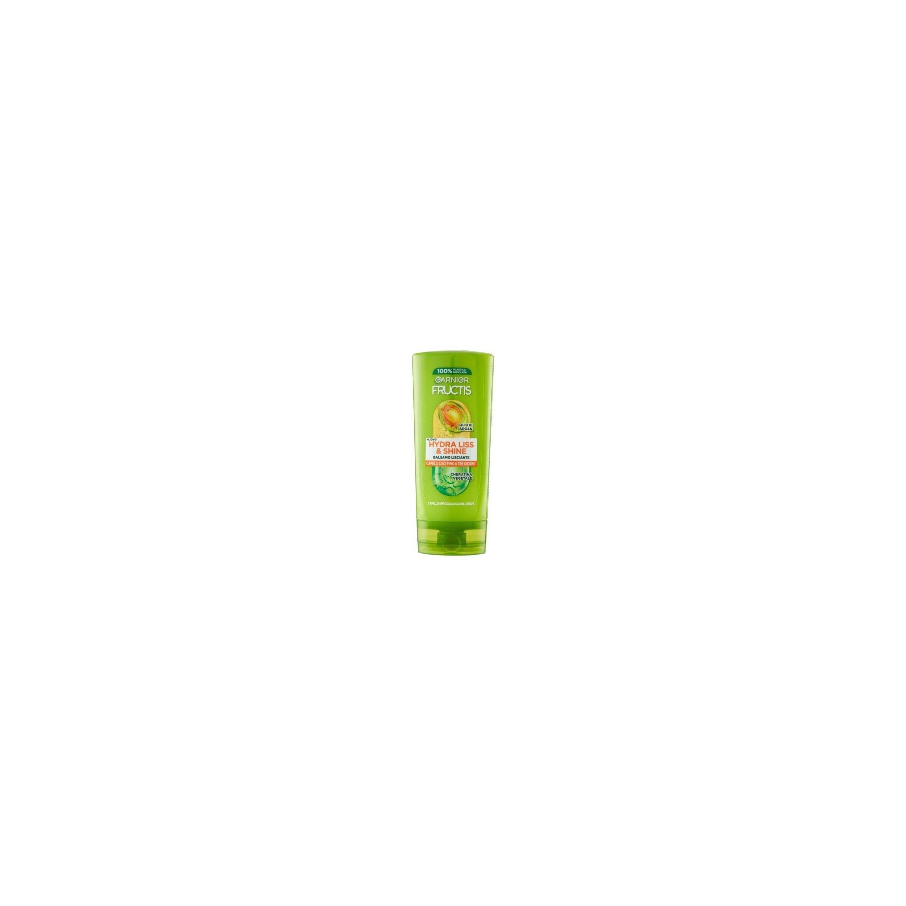 Garnier Fructis Hair Conditioner for Frizzy, Shiny Hair with Argan Oil and Plant Keratin Hydra Liss & Shine 200ml
