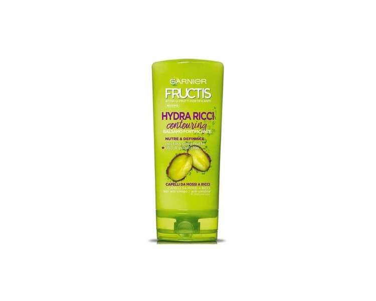 Garnier Fructis Definition Conditioner for Wavy to Curly Hair Anti-Frizz for Soft and Radiant Hair Hydra Curls 200ml
