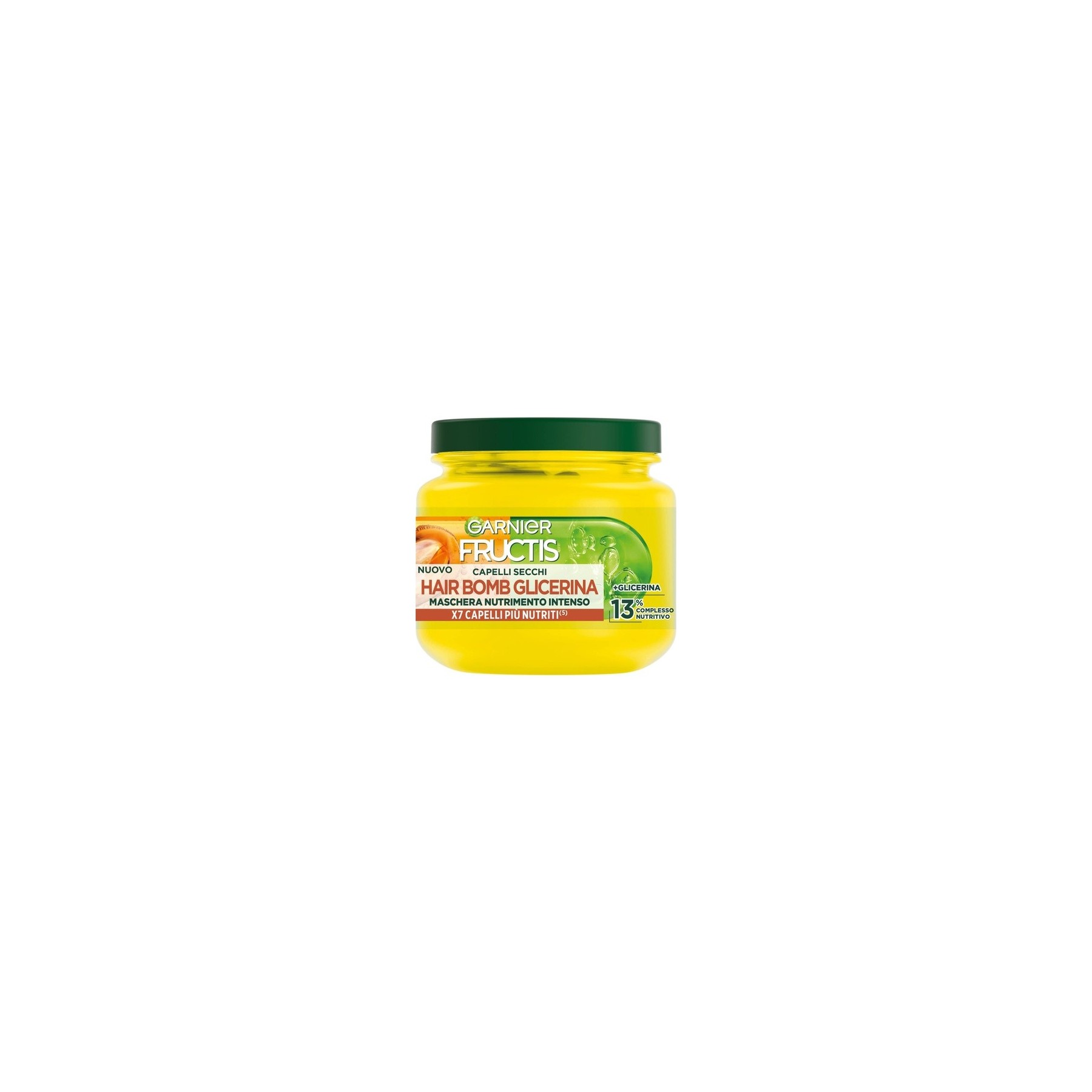 Garnier Fructis Nourishing Mask for Dry and Damaged Hair with Shea Butter and Hair Bomb Glycerin 320ml