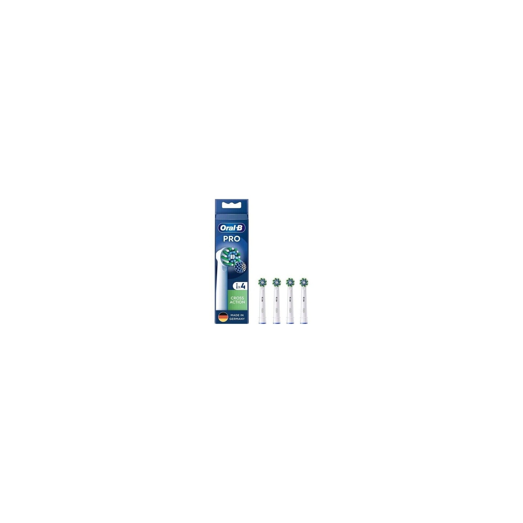 Oral-B PRO Cross Action 4 Replacement Brush Heads Original OralB - Pack of 4