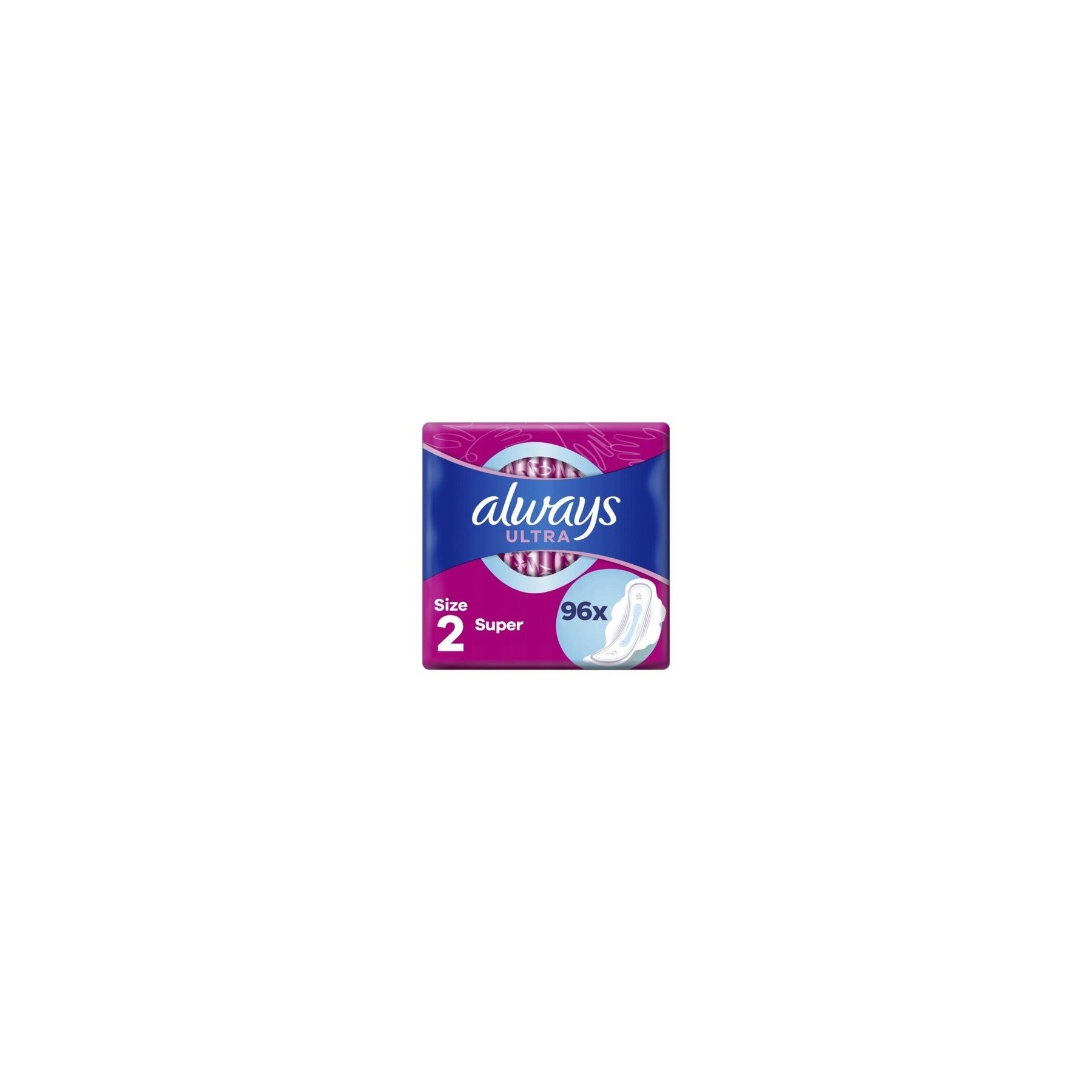 Always Ultra Super with Wings Sanitary Pads 96 Pieces for Day and Night