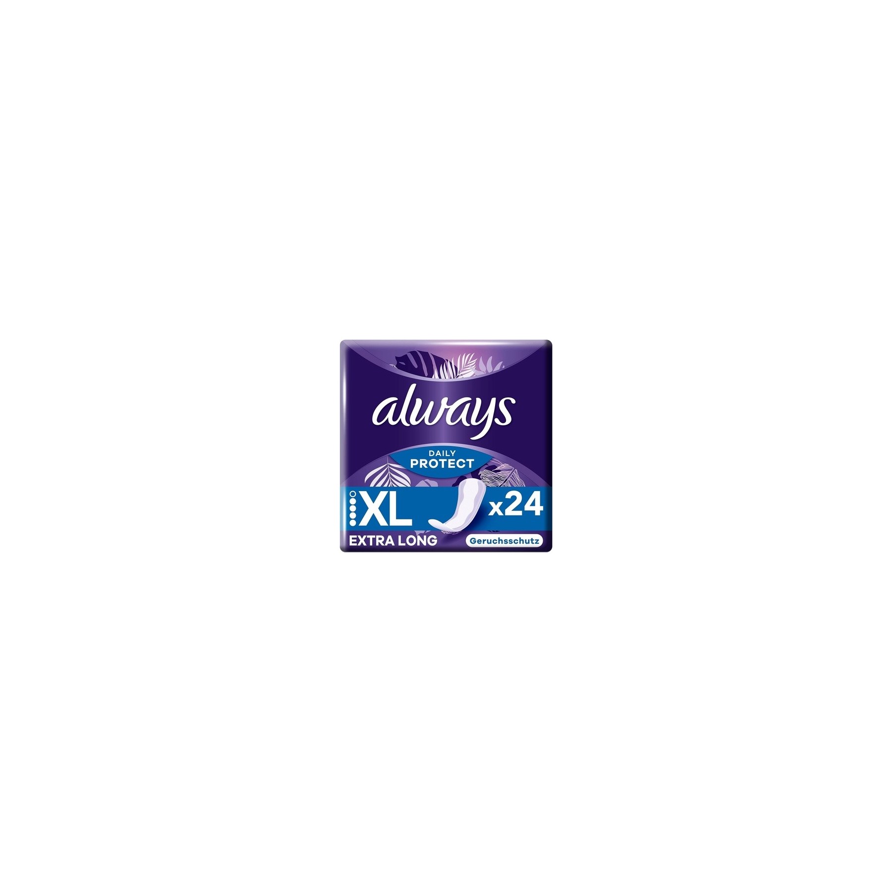 Always Dailies Protect Damen Extra Long Panty Liners Odor Protection Breathable Flexible