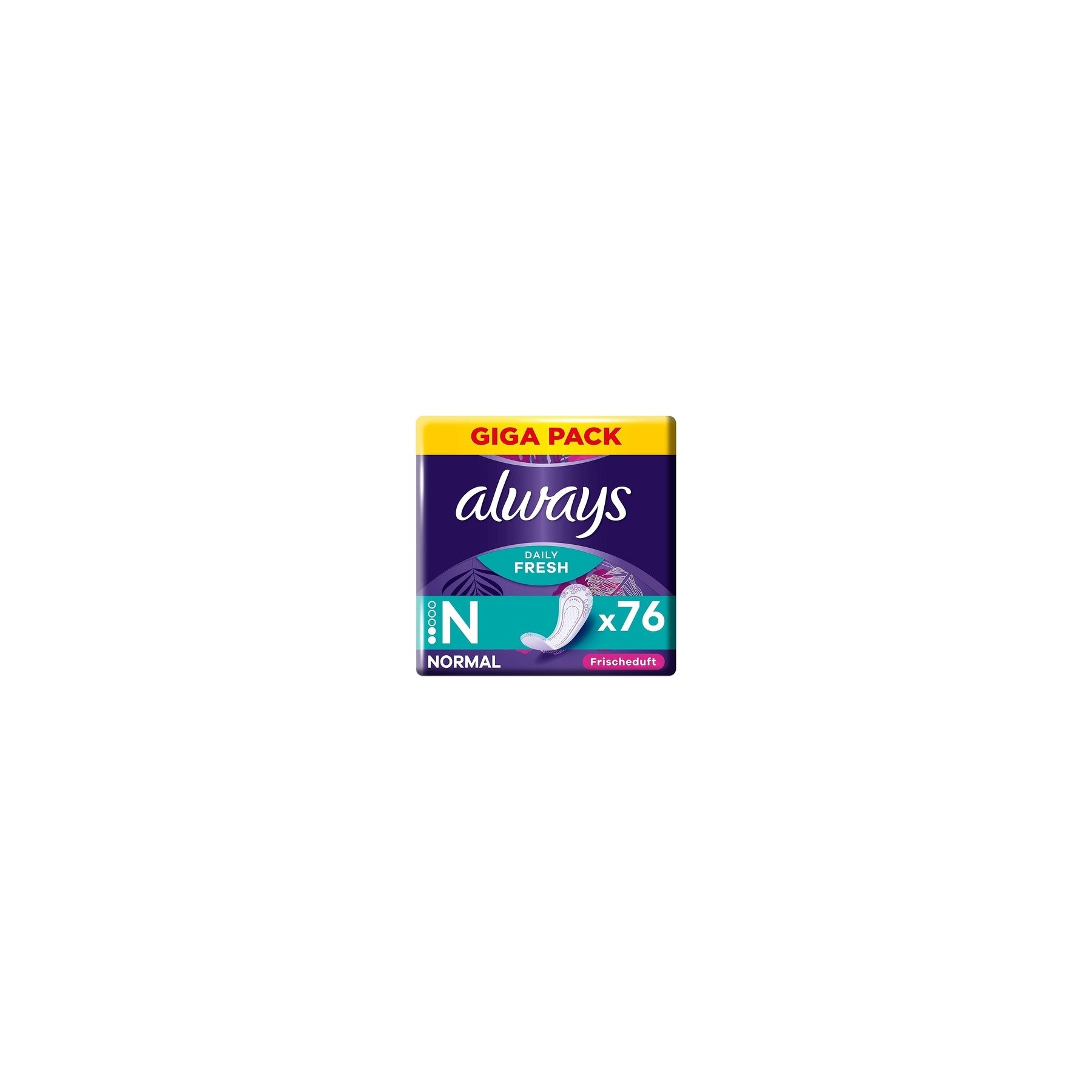 Always Dailies Fresh & Protect Normal Liners for Women 76 Pads
