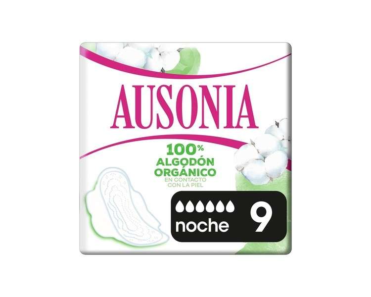 Ausonia Cotton Protection Night Size 3 Sanitary Towels with Wings 9