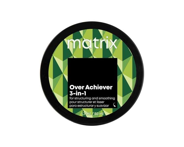 Matrix Over Achiever 3-In-1 Cream Paste Wax Styling Product for Structuring and Smoothing Hair 50ml