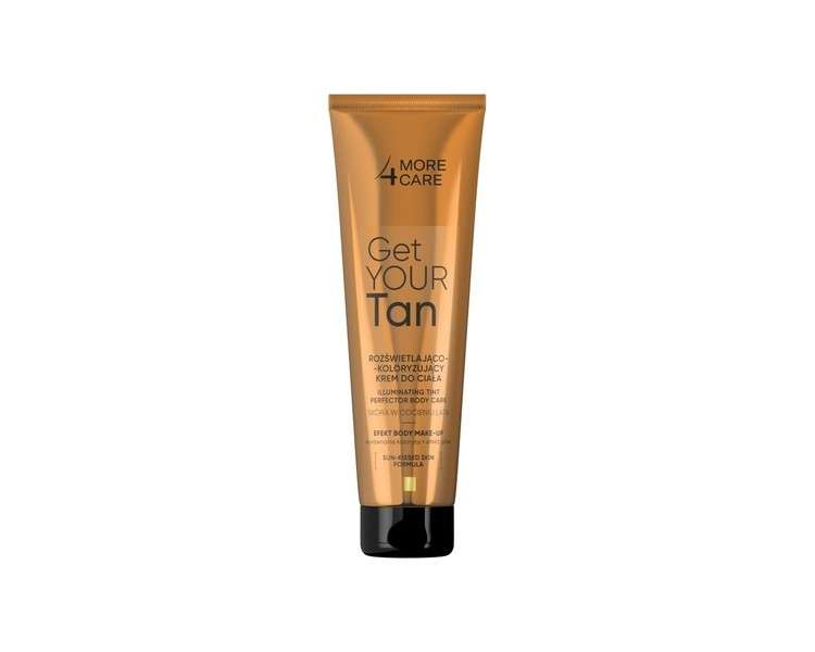 More4Care Get Your Tan! Brightening Body Makeup Coloring Cream 100ml