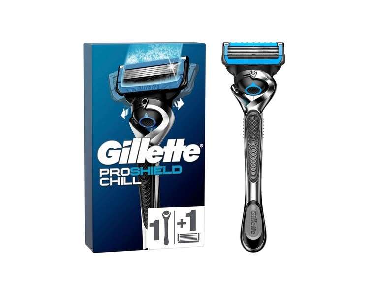 Gillette ProShield Chill Men's Wet Razor with 1 Razor Blade 5-Blade