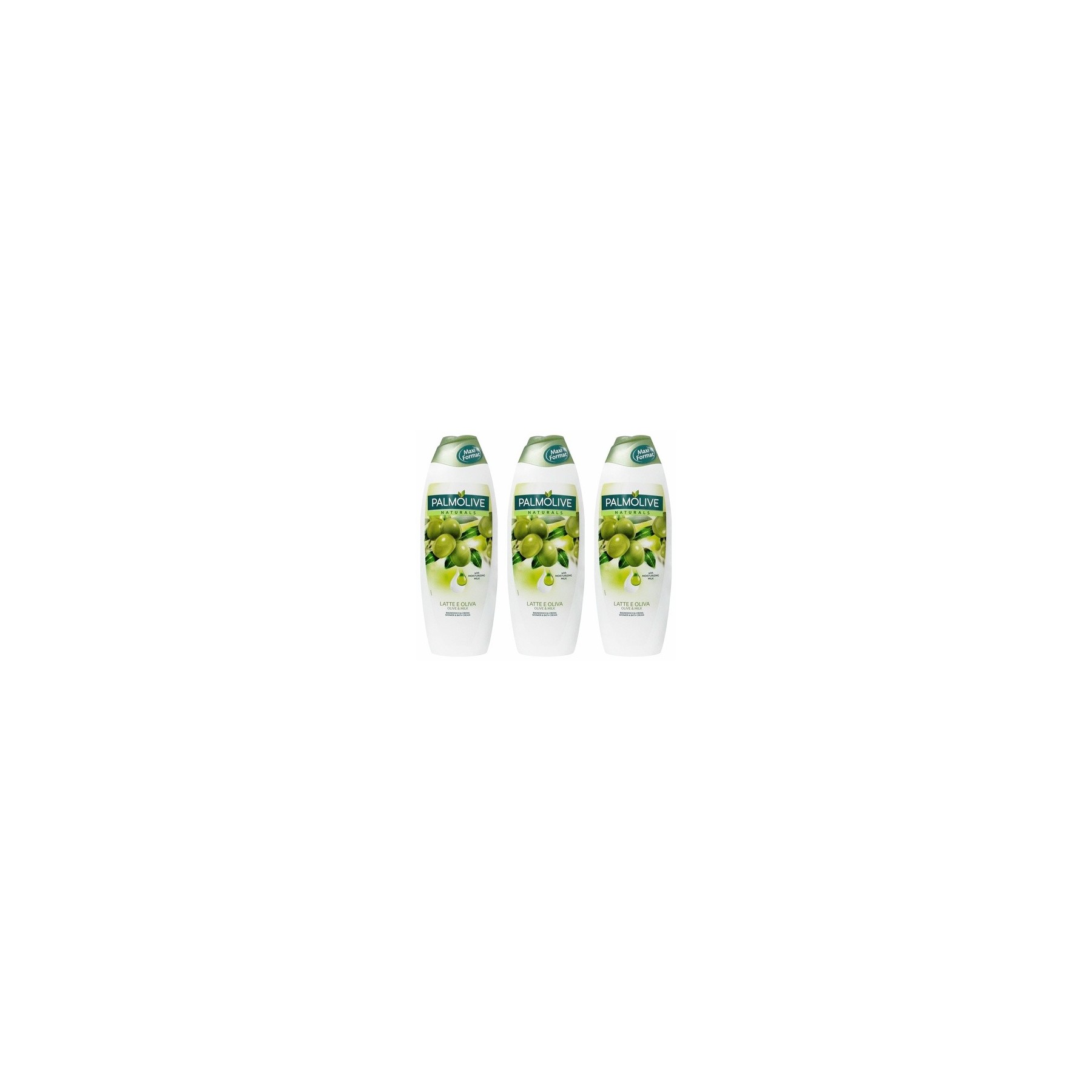Palmolive Milk & Olive Shower and Bath Cream 650ml - Pack of 3