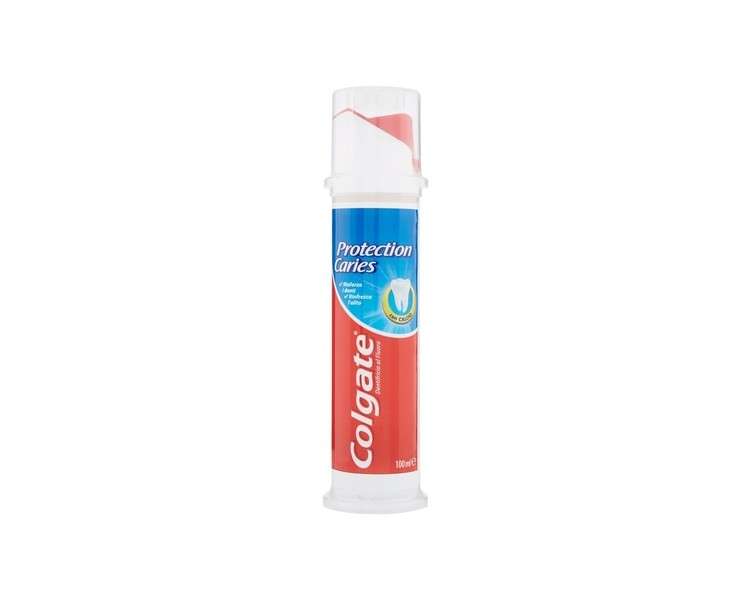 Colgate Maximum Caries Protection Toothpaste with Dispenser 100ml 1.6 Fl Oz - Made in Italy
