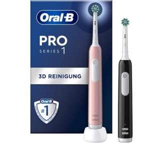 Oral-B Pro Series 1 Electric Toothbrush with 2 Brush Heads and 3 Cleaning Modes