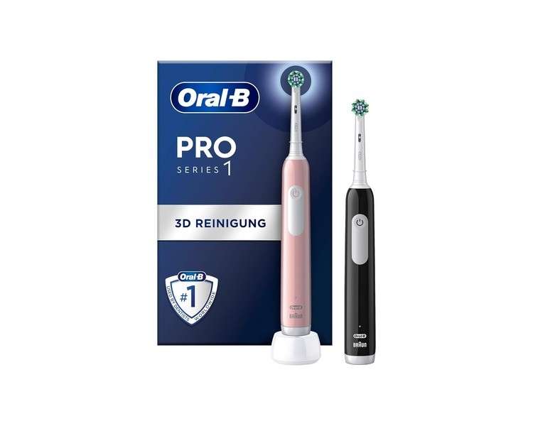 Oral-B Pro Series 1 Electric Toothbrush with 2 Brush Heads and 3 Cleaning Modes