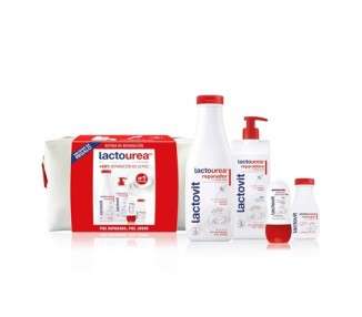 Lactovit Urea Gift Set - Body Milk, Repair Shower Gel, and Deodorant - Suitable for Dry and Extra Dry Skin