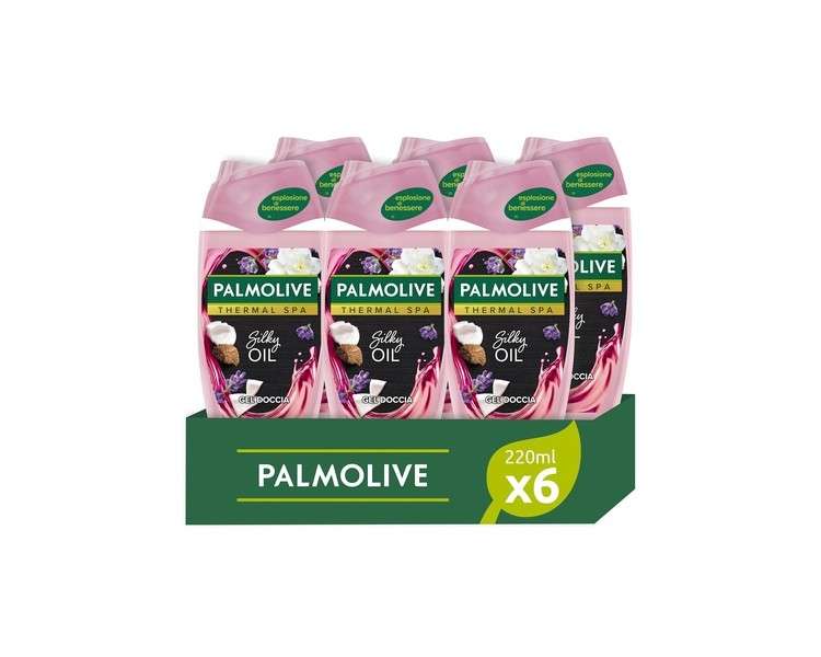 Palmolive Thermal Spa Silky Oil Shower Gel with Coconut Extract and Essential Lavender Oil 220ml