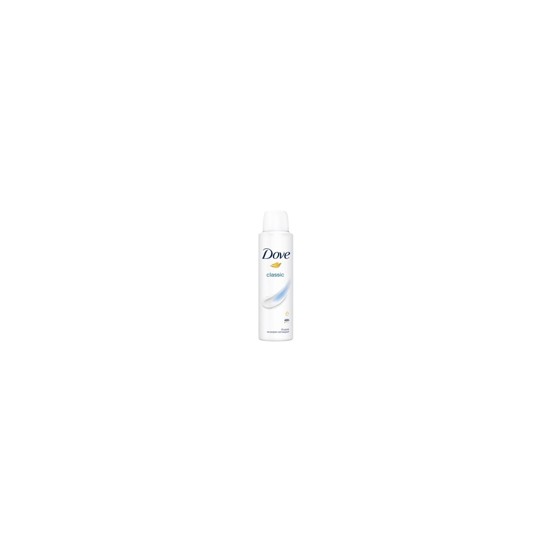 Dove Antiperspirant Deodorant Classic Women 0% Alcohol 150ml