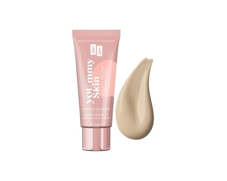 AA Youth Skin Peach Flawless Foundation Mineral Primer 02 Nude 30ml