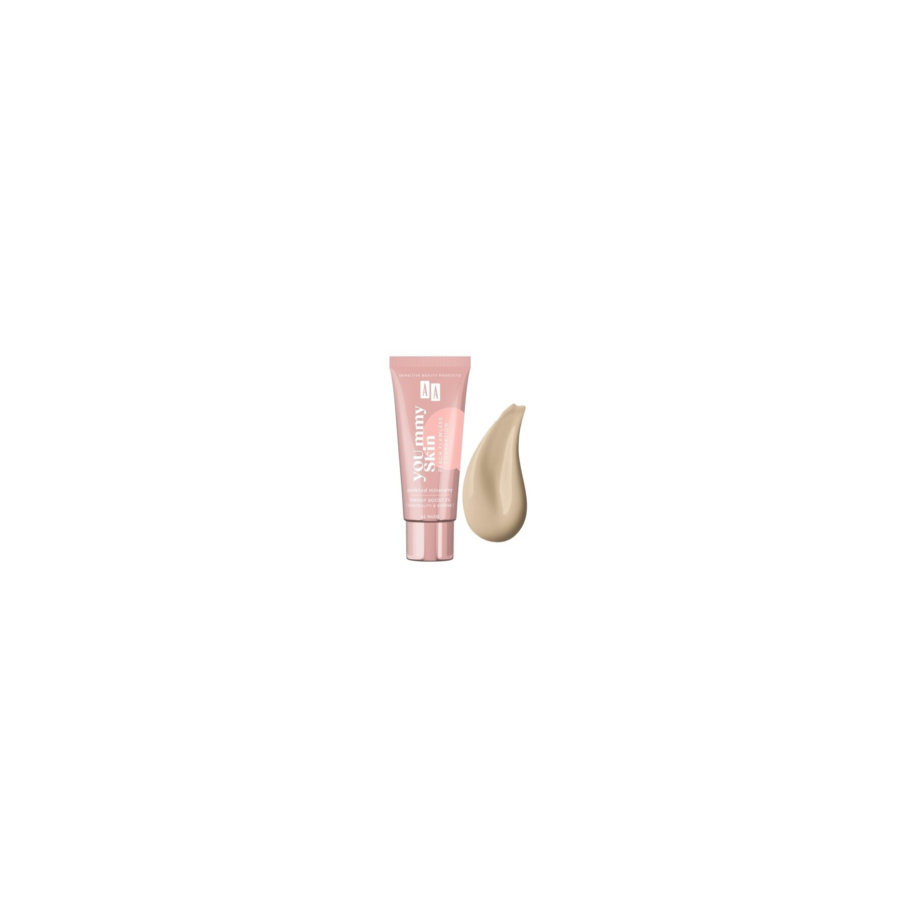 AA Youth Skin Peach Flawless Foundation Mineral Primer 02 Nude 30ml