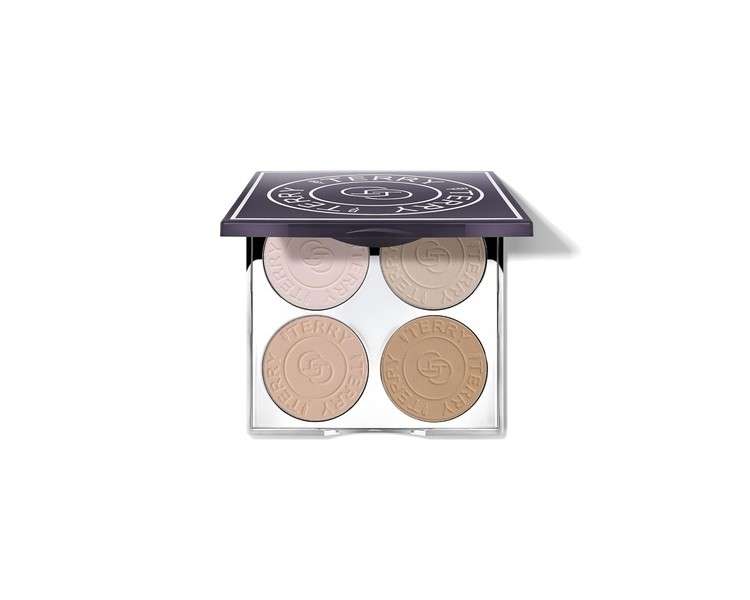 By Terry Hyaluronic Hydra-Powder Palette 4-Shade Vegan Contour Palette for Flawless and Matte Complexion Fair to Medium