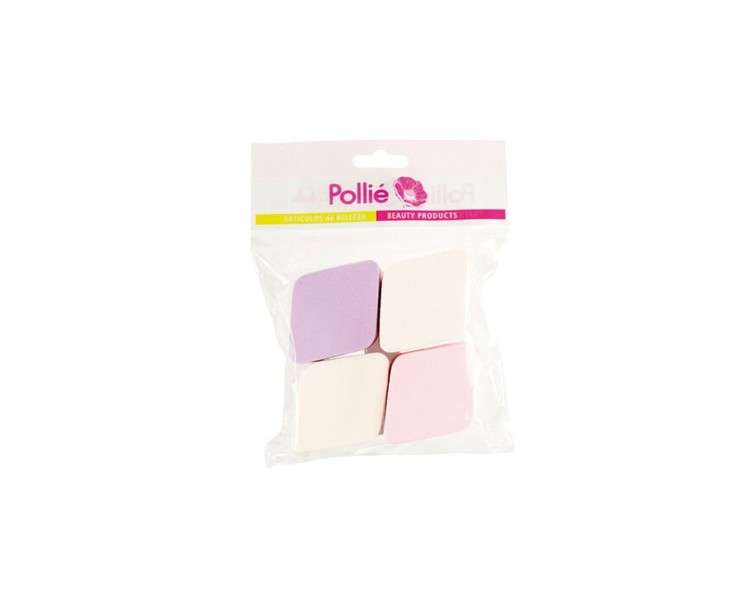 Pollié Makeup Sponge Assorted Colors - Pack of 4