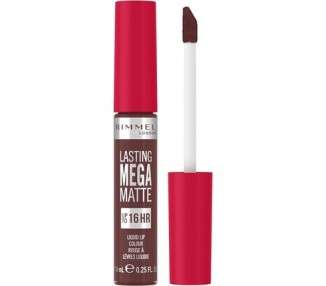 Rimmel London Lasting Mega Matte Liquid Lipstick Long-Lasting Hydrating Vegan Formula 7.4ml 860 Urban Affair