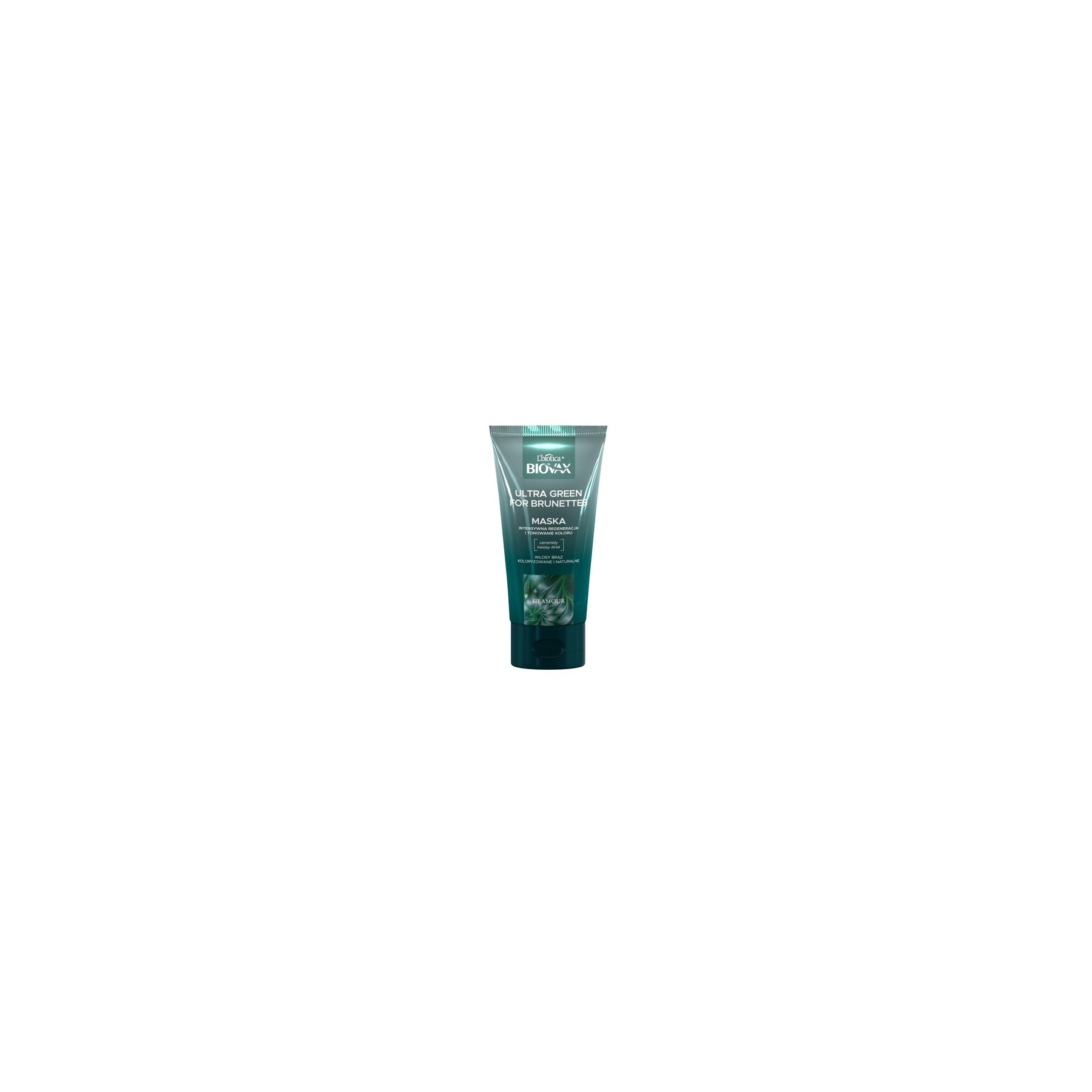 L'biotica Biovax Glamour Ultra Green for Brunettes Hair Mask 150ml