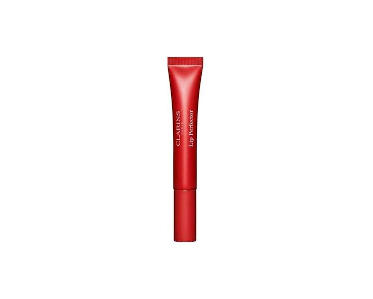 CLARINS Lip Perfector 2-In-1 Color Balm for Lips and Cheeks Nourishes and Plumps Lips Adds Buildable Color for Natural Glow Contains Natural Plant Extracts With Skincare Benefits