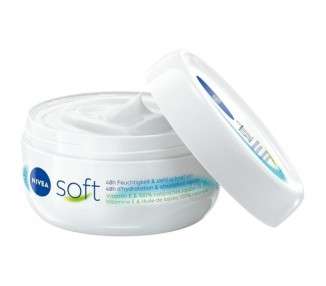 NIVEA Soft Refreshing Moisturizing Cream 100ml Light Cream with Vitamin E